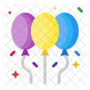 Ballons Decoration Celebration Icon