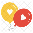 Coeur Ballons Amour Icon