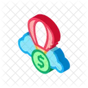 Ballon Zahlung  Symbol