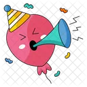 Ballon Party Birthday Icon