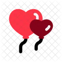 Balloon Love Heart Icon