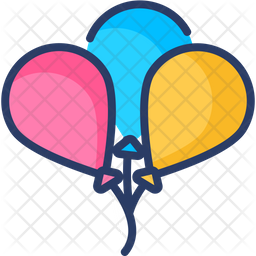 Balloon Icon Of Colored Outline Style Available In Svg Png Eps Ai Icon Fonts