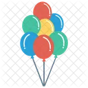Air Balloon Decoration Icon