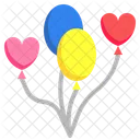 Balloon Love And Romance Just Married Icon