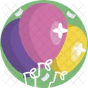 Party Balloon Decoration Icon