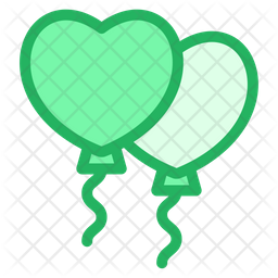 Balloon Colored Outline Icon