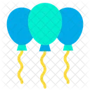 Balloons Round Shape Balloon Party Icon