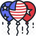 Balloon Th Of July Party Decoration Celebration Icon