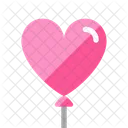 Balloon Heart Decoration Icon