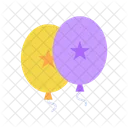 Balloon Birthday Decoration Icon