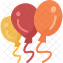 Balloon Decoration Party Icon