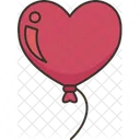 Balloon Heart Shaped Icon