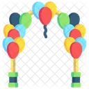 Balloon Arch Helium Balloons Birthday Balloons Icon