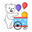 Balloon Cart  Icon