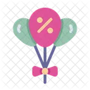 Balloon Discount  Icon