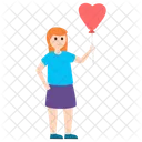 Balloon Girl  Icon