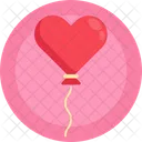 Balloon Balloon Heart Decoration Icon