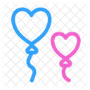 Balloon Heart  Icon