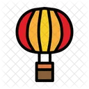 Baloon Air Travelling Icon