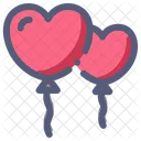 Love Heart Balloon Icon