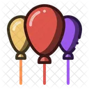 Balloon Carnival Party Icon