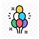 Balloon Bouquet Color Icon