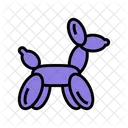 Balloon Sculpture Color Icon
