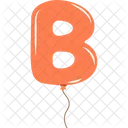 Balloon Letter B  Icon