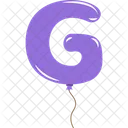 Balloon Letter G  Icon