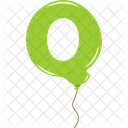 Balloon Letter Q  Icon