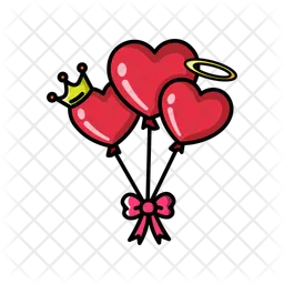 Balloon love  Icon