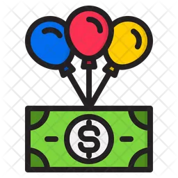 Balloon Money  Icon