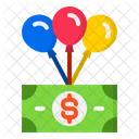 Balloon Money  Icon