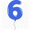 Balloon Number  Icon