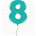 Balloon Number  Icon