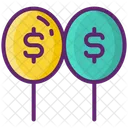 Balloon Payment Balloon Crowdfunding Icon