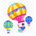 Balloon Ride Air Adventure Air Balloon Icon