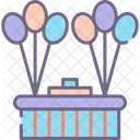 Balloon Stall Balloons Cart Balloons Selling Icon