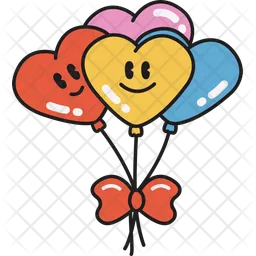 Balloon Valentine  Icon