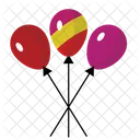 Balloons Party Decoration Icon