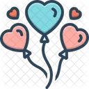 Balloons Helium Party Icon