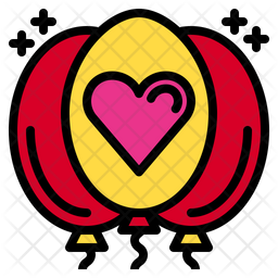 Balloons Icon