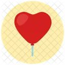 Balloons Heart Lollipop Icon