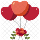 Balloons Birthday And Party Married Icon