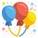 Balloons Party Birthday Icon