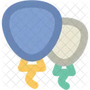 Balloons Party Decorations Icon
