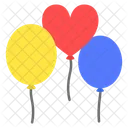 Balloons Newyears Happynewyear Icon