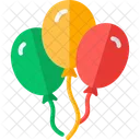 Balloons Birthday Function Icon