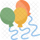 Balloons Decoration Party Icon