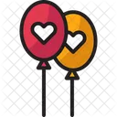 Balloons Birthday And Party Celebration Icon